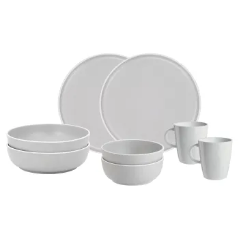 Geschirrset Tête-à-Tête Dolomit, weiß
