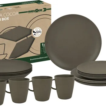 Geschirrset Tierra Cocoa, 16-teilig