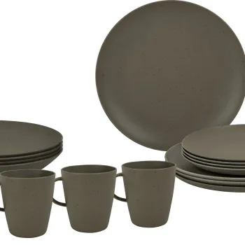 Geschirrset Tierra Cocoa, 16-teilig