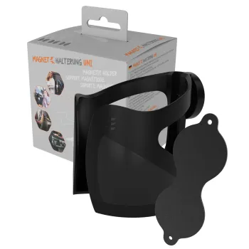 Haft-Buddy für nicht-magnetische Oberflächen, schwarz