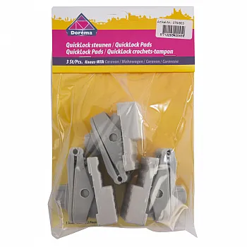 Halteösen Quick Lock Pads - Kanus - Wilk, 3 Stück