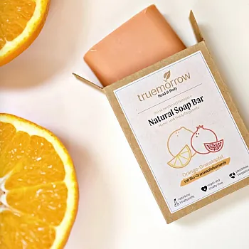 Hand- und Hautpflegeseife Orange-Granatapfel -
