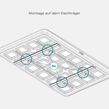 Hartschalen-Dachzelt Themis 150 cm