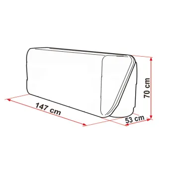 Heckbox Ultra-Box 500, weiß