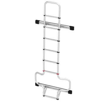 Heckleiter Deluxe DJ Ducato H3, silber, ab 2006