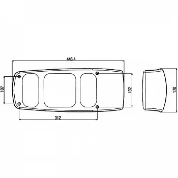 Heckleuchte Caraluna I - Reisemobile rechts