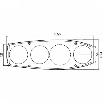 Heckleuchte Caraluna II Plus - Wohnwagen rechts