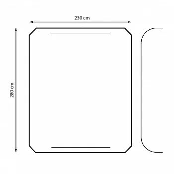 Heckzelt Cruiser Air - 230 x 205 x 280 cm