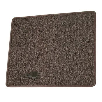Heizteppich 230 V/100 x 60 cm, dunkelbraun