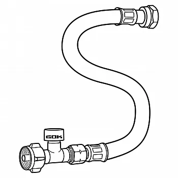 Hochdruck-Schlauchleitung Caramatic ConnectDrive - G.1 Ital.A 450 mm, für IT/GR/CY