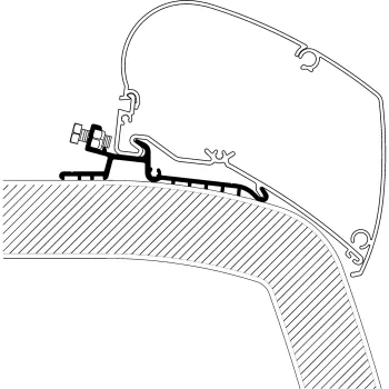 Hymer SX Adapter zu TO Serie 6 und 9, 6 m