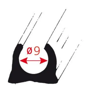 Keder-Profilschiene einfach