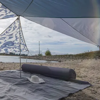 Kissenrolle Zip XL Lounger“, dunkelgrau