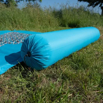 Kissenrolle Zip XL Lounger“, türkis