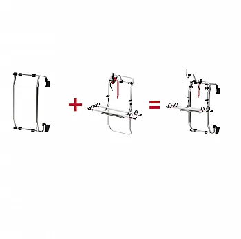 Kit Carry Bike Frame - Fiat Ducato X250/X290, alle Modelle