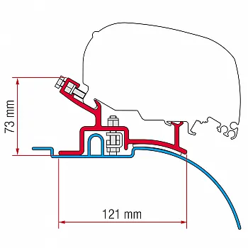 Kit Fiat Ducato - Adapter F65