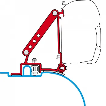 Kit Fiat Ducato (High Roof) - Markisenadapter F45