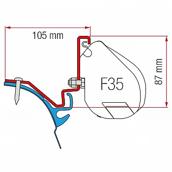 Kit Kepler (VW T6) - für F35