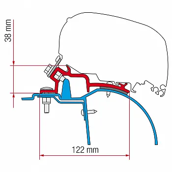 Kit Renault Master H2 - Adapter F65