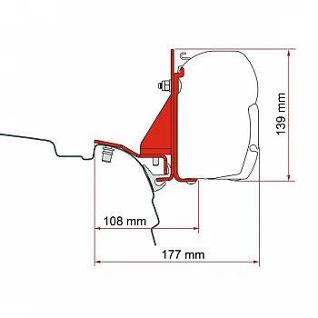 Kit VW T5/T6 Multirail Reimo - für F45s