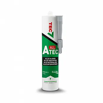 Klebstoff- und Dichtmittel ATEC - hellgrau, 310 ml