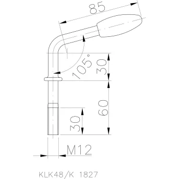 Knebel für Klemmhalter