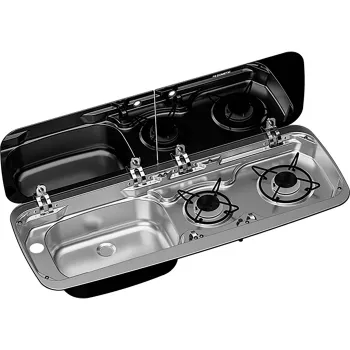 Kocher-Spülenkombination Dometic MO 9222L, Becken links