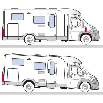 Komfortfederbein ProShock für Fiat Ducato mit Light-Chassis ab Bj. 2006/07