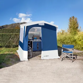 Küchenzelt Vida II NG, blau, 200 x 215 x 200 cm