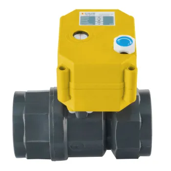 Kugelhahnventil - elektrisch - fernsteuerbar, ø 40 mm | Durchfluss: 530 mm²