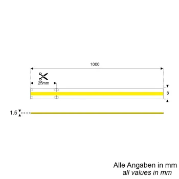 LED Lichtband, 100 cm