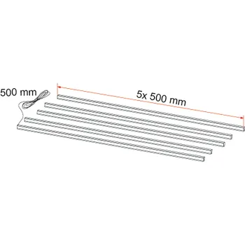 Lichtleiste Awning Case, weiß