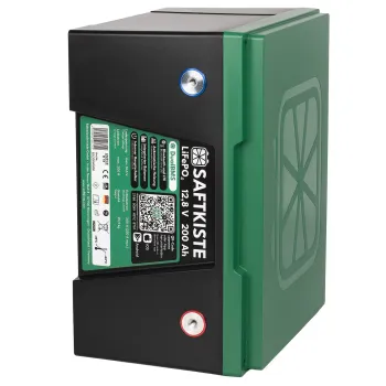 Lithium Batterie, Batteriepole vorne, 200 Ah