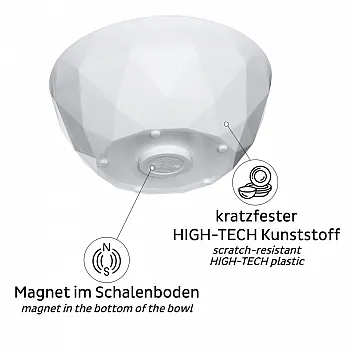 Magnet-Geschirr - Müslischale 2er-Set