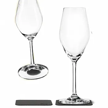 Magnet-Kristallgläser - Champagnerglas 200 ml, 2er-Set