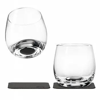 Magnet-Kristallgläser - Whisky 250 ml, 2er-Set