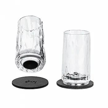 Magnet-Kunststoffgläser - Schnapsglas 40 ml, 2er-Set