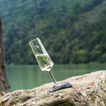 Magnet-Kunststoffgläser, Sektglas