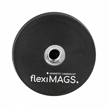 Magnet rund flexiMAGS - flexiMAG-31, 4er Set schwarz