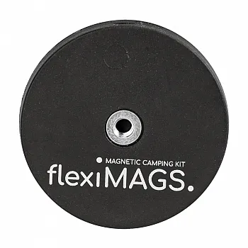 Magnet rund flexiMAGS - flexiMAG-43, 4er Set schwarz