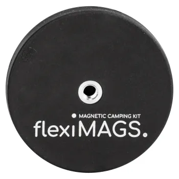 Magnet rund flexiMAGS, schwarz, 66 mm