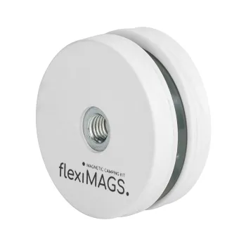 Magnet rund flexiMAGS, weiß, 31 mm