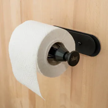 Magnet-Toilettenpapierhalter inkl. Metall-Leiste