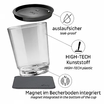 Magnet-Trinkbecher Triple - 0,25 l