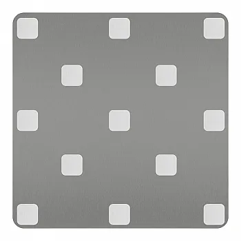 Magnetboard flexiMAGS - 40 x 40 cm, silber