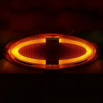 Markierungsleuchte oval - orange