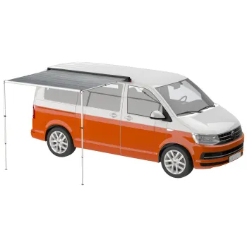 Markise F35 200, schwarz, Royal Grey
