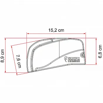 Fiamma Markise F40van - Markisenlänge: 270 cm