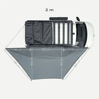 Markise Horizon 180°, 250 cm