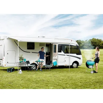 Markise Thule Omnistor 5200, weiß, 3,50 m, Saphir Blau